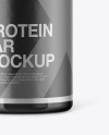 Glossy Protein Jar Mockup