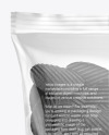 Bag With Corrugated Black Potato Chips Mockup