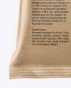 Matte Bag With Corrugated Black Potato Chips Mockup