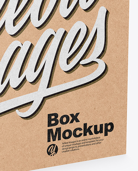 Kraft Box Mockup