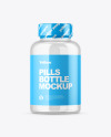 Empty Pills Bottle Mockup