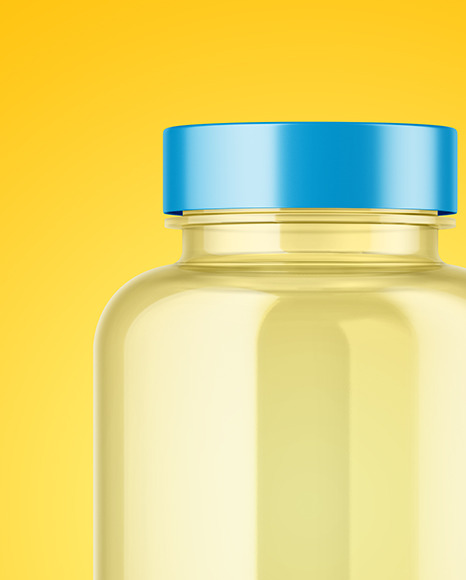 Empty Pills Bottle Mockup