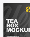 Tea Paper Box Mockup