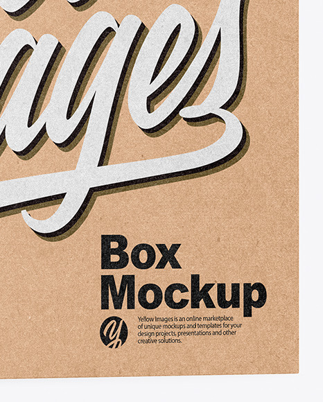 Kraft Box Mockup