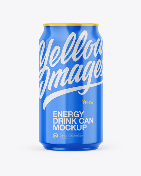 Glossy Can Mockup