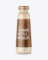 300ml Glossy Ceramic Bottle Mockup 300ml Glossy Ceramic Bottle Mockup