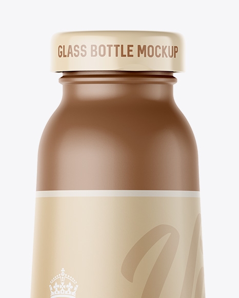 300ml Matte Ceramic Bottle Mockup