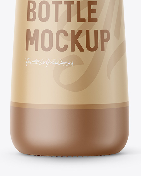 300ml Matte Ceramic Bottle Mockup