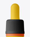 Matte Nasal Drops Bottle Mockup - Front View