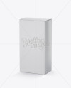 Nasal Drops Box Mockup - 25° Angle Front View (High-Angle Shot)