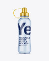 Clear Sport Bottle Mockup - Front View