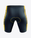 Men’s Cycling Shorts mockup (Back View)