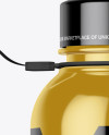 Metallic Sport Bottle Mockup - Front View