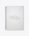 Notebook With Ring Binger Mockup - Front View