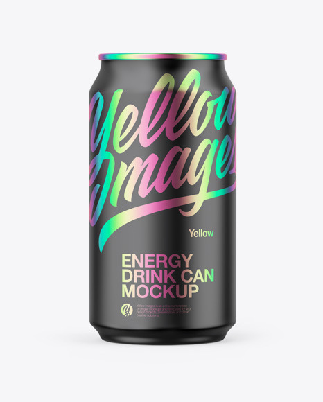 Matte Can Mockup Matte Can Mockup