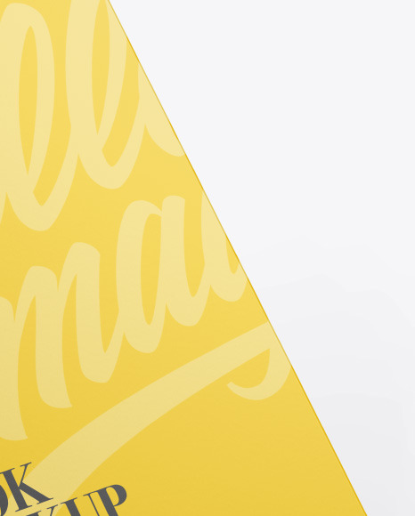 Hardcover Book w/ Matte Cover Mockup