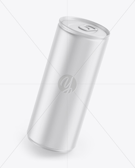 Matte Drink Can Mockup