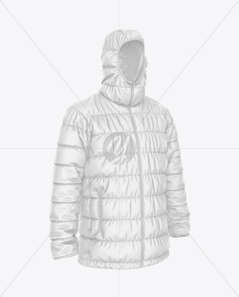 Men's Down Jacket Mockup