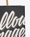 kraft Shopping Bag w/ Rope Handles Mockup