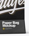 kraft Shopping Bag w/ Rope Handles Mockup