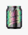 Glossy Metallic Can Mockup