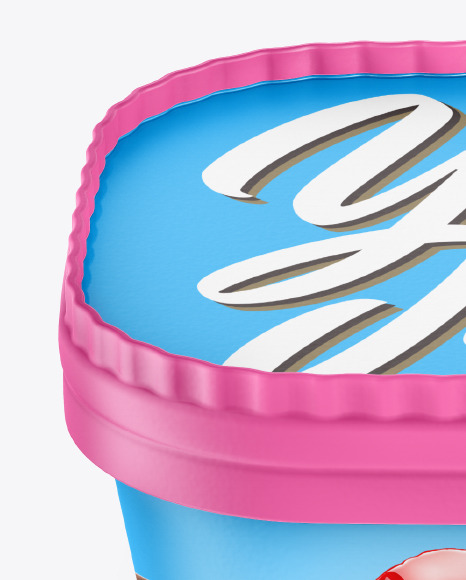 Ice Cream Bucket Mockup