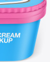 Ice Cream Bucket Mockup