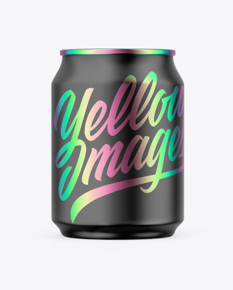 Matte Can Mockup Matte Can Mockup
