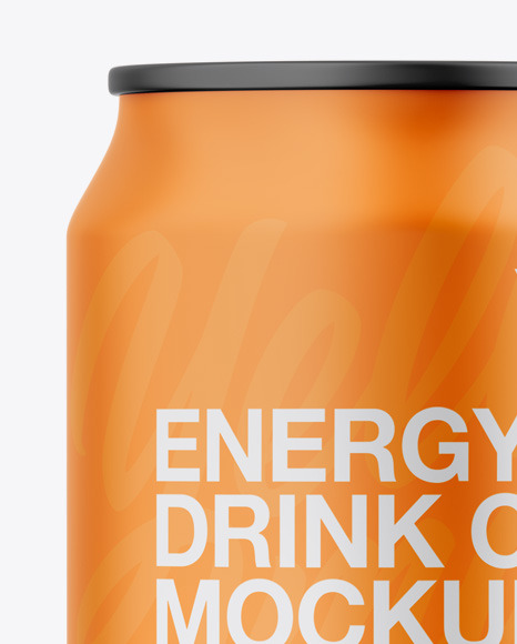 Matte Can Mockup Matte Can Mockup