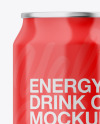Metallic Can W/ Glossy Finish Mockup Metallic Can W/ Glossy Finish Mockup