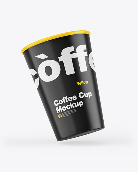 Glossy Coffee Cups Mockup