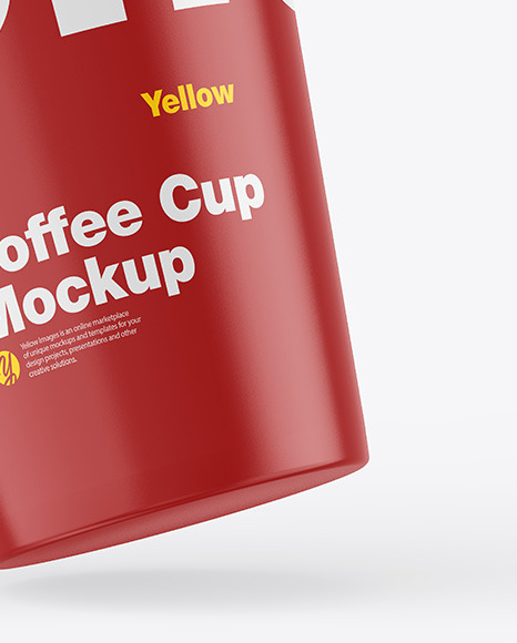 Glossy Coffee Cups Mockup