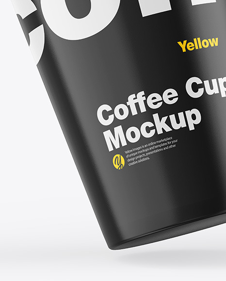 Glossy Coffee Cups Mockup