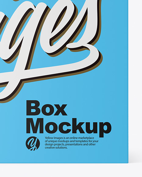 Paper Box Mockup