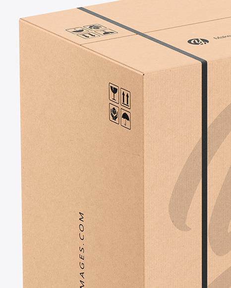 Mailing Kraft Box Mockup