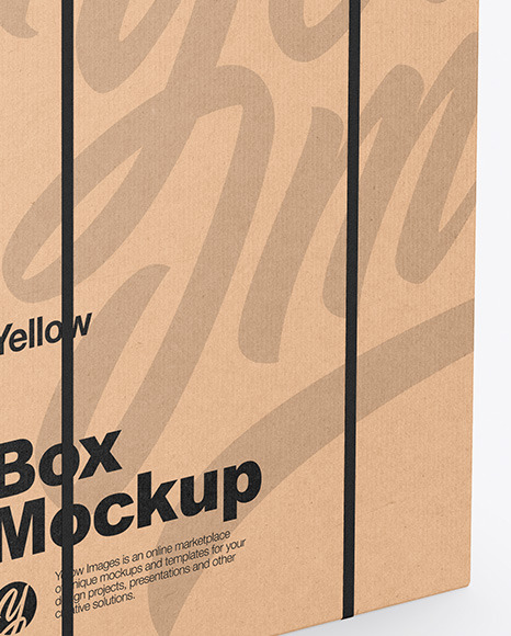 Mailing Kraft Box Mockup