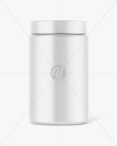 Matte Protein Jar Mockup