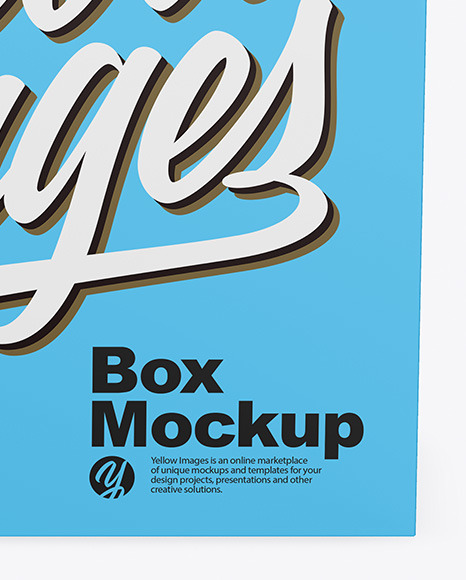 Paper Box Mockup