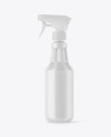 Matte Spray Bottle Mockup