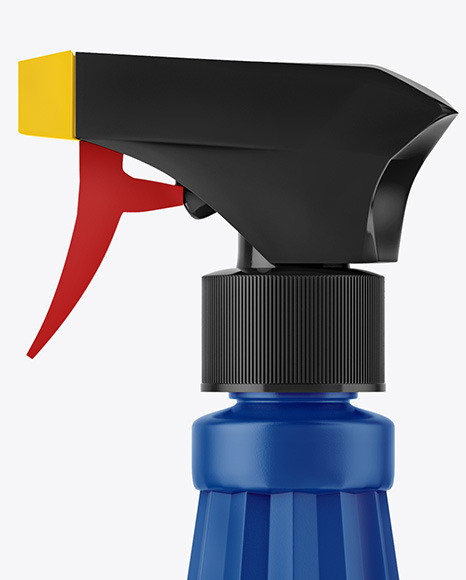 Matte Spray Bottle Mockup