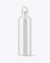 Matte Aluminum Water Bottle with Сork Mockup