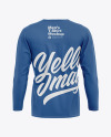 Men's Long Sleeve T-Shirt Mockup