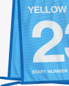 Start Number Bib Mockup