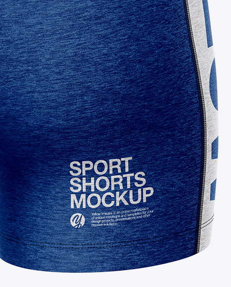 Melange Women's Sport Kit Mockup - Back Half Side View