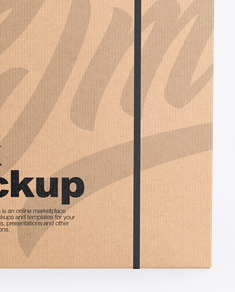 Mailing Kraft Box Mockup