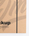 Mailing Kraft Box Mockup