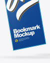 Two Paper Bookmark Mockup