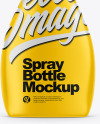 Glossy Spray Bottle Mockup