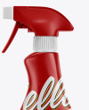 Glossy Spray Bottle Mockup