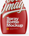 Glossy Spray Bottle Mockup